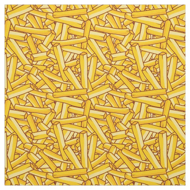 Pommes Frites French Fries Novelty Stoff (Muster)