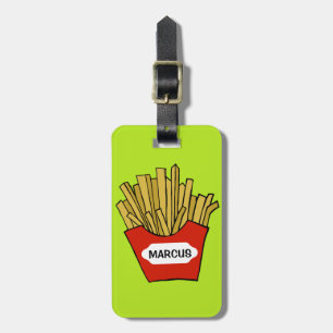 Pommes frites Gepäckanhänger