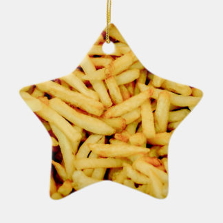 Pommes-Frites Keramik Ornament