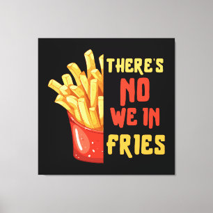 Pommes frites leinwanddruck