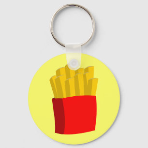 Pommes-Frites Schlüsselanhänger