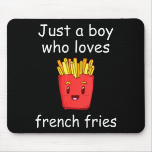 Pommes-Frites-Shirt Lustig Französische Pommes Fri Mousepad