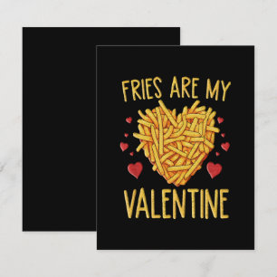 Pommes Frites Sind Mein Valentinstag Begleitkarte