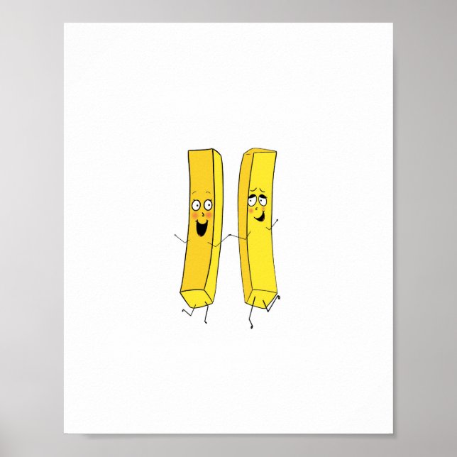 Pommes frites Thema Poster (Vorne)