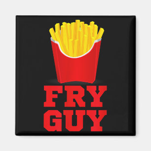 Pommes-Frittes-Typ Fast-Food-Liebhaber Pommes Frit Magnet