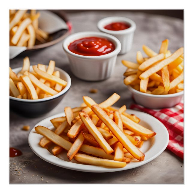 Pommes & Ketchup Poster (Vorderseite)