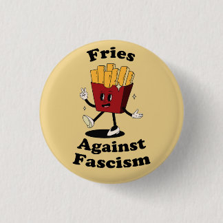 Pommes Über Faschismus Protestbutton – Lustiger An Button