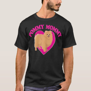 Pommy Mommy Spitz Lovers and Pom Mamas Canine T-Shirt