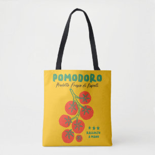 Pomodoro Tomato Yellow Italienischer Markt Tasche