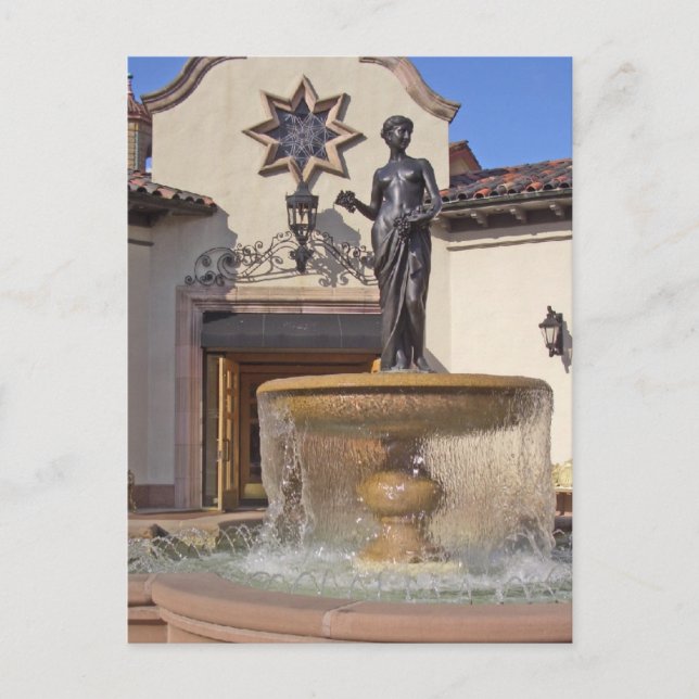 Pomona-Brunnen in Kansas City Postkarte (Vorderseite)
