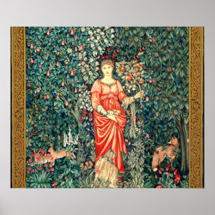 POMONA HOLT OBST IN GRIECHENLAND, WALDTIEREN POSTER