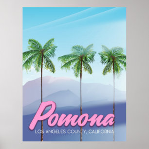 Pomona, Kalifornien USA Reiseplakat Poster