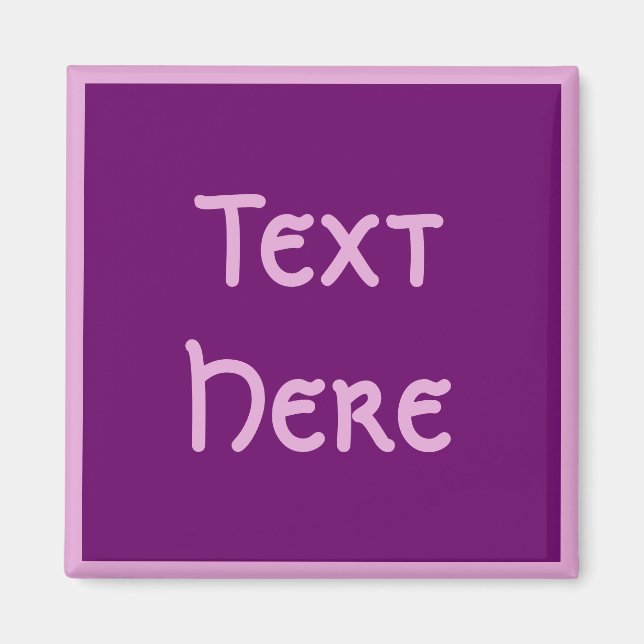 Pompadour lila magnet (Vorne)