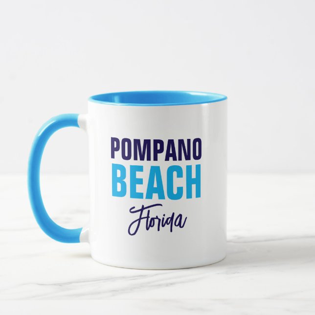 Pompano Beach Florida Kaffeetasse (Links)