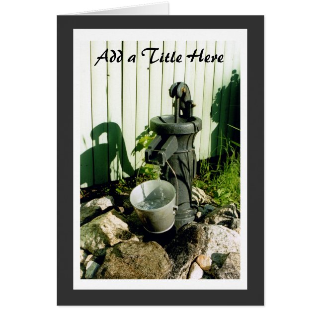 Pompe à eau (Devant)