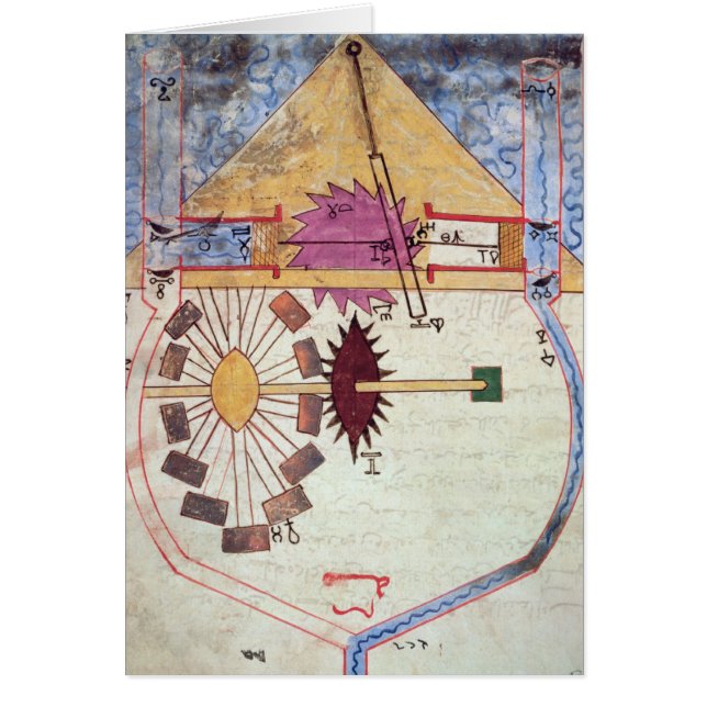 Pompe à eau, de 'livre de la connaissance (Devant)