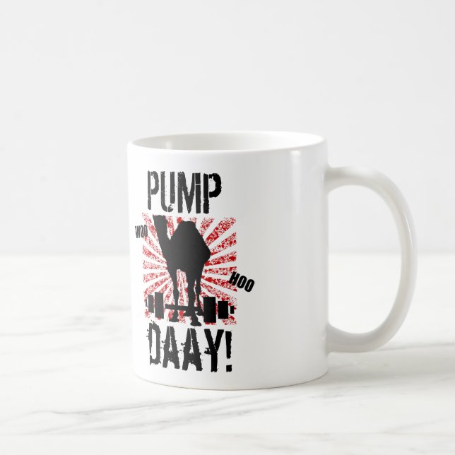 Pompe Jour Poids Camel Mug (Droite)