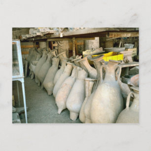 Pompeii, Amphorae von der Pompeji-Website Postkarte