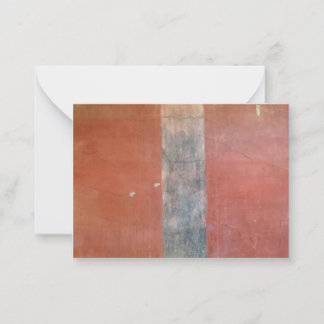 Pompeii Ochre Wall Danke Note Card Mitteilungskarte