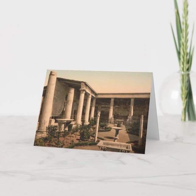 Pompeii, péristyle de la Chambre de la carte de (Devant)