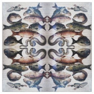 POMPEII-SAMMLUNG/FISCHE, OZEAN - MEERESLEBENSZENE STOFF
