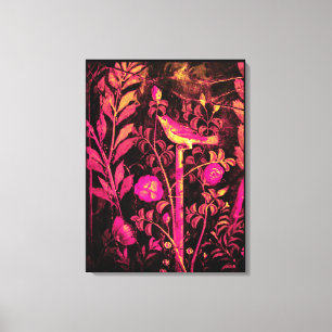 POMPEII-SAMMLUNG NIGHTINGALE MIT ROSE Pink Leinwanddruck