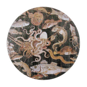 POMPEII-SAMMLUNG / OZEAN - MEER-LEBENSZENE SCHNEIDEBRETT