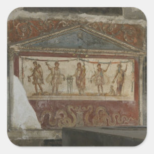 Pompeii Treasures Zollaufkleber Quadratischer Aufkleber