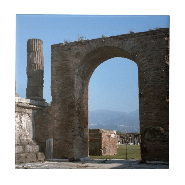 Pompeji, archäologische Fundstätte Fliese (Vorderseite)