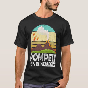 Pompeji-Eruption des Vesuv-Berges im 79. Spiellauf T-Shirt