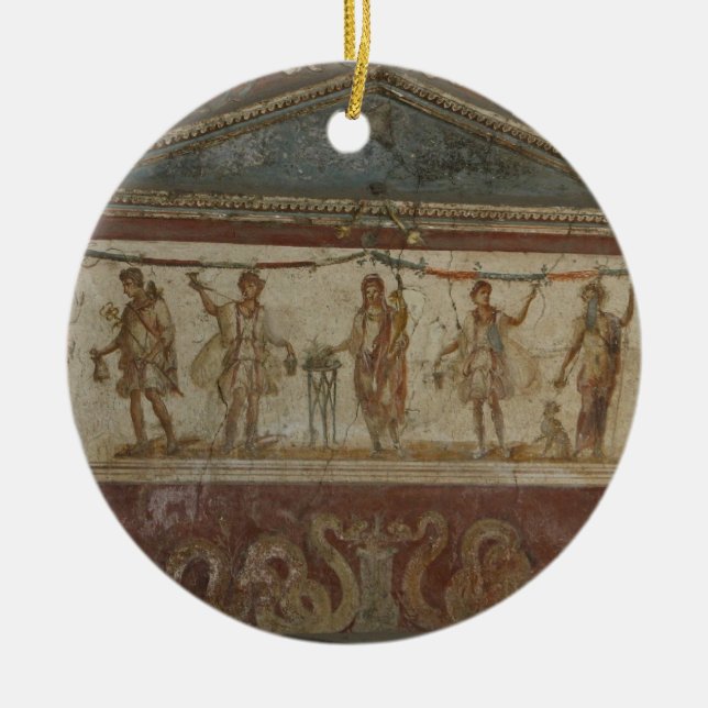 Pompeji hütet kundenspezifische Verzierung Keramik Ornament (Vorne)