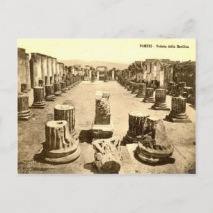 Pompeji, Innenhof der Basilika Postkarte