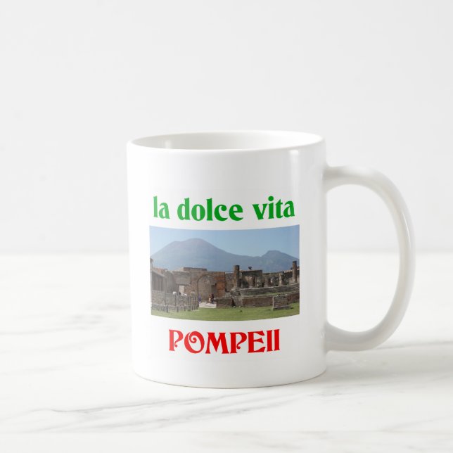 Pompeji Italien Kaffeetasse (Rechts)