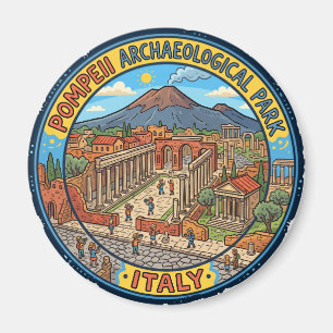 Pompeji Italien Magnet