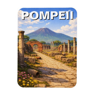 Pompeji Italien Reise Magnet