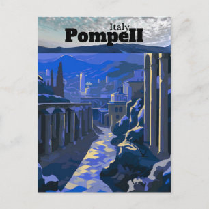 Pompeji Italien Reise Postkarte, Pompeji Reise Kun Postkarte