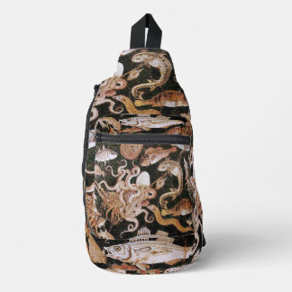 POMPEJI-KOLLEKTION / OZEAN - MEERESLEBEN-SZENE CROSSBODY BAG