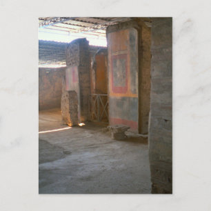 Pompeji, römische Wandmalereien Postkarte