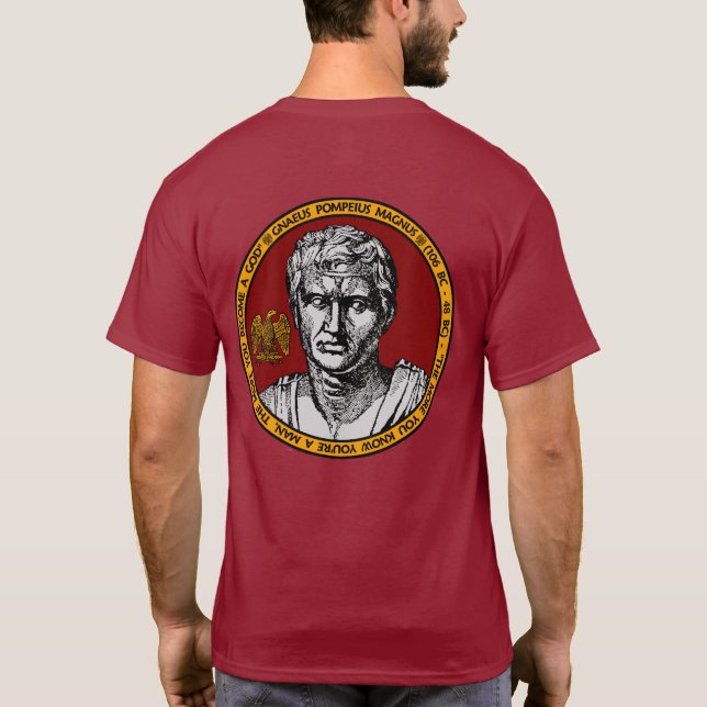 Pompey das große Porträt-Siegel-Shirt T-Shirt (Rückseite)