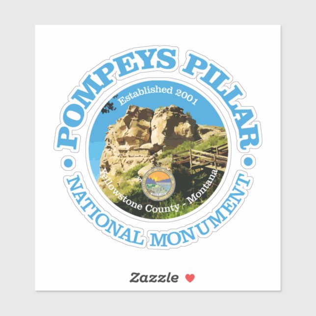 Pompeys Pillar NM Aufkleber (Blatt)