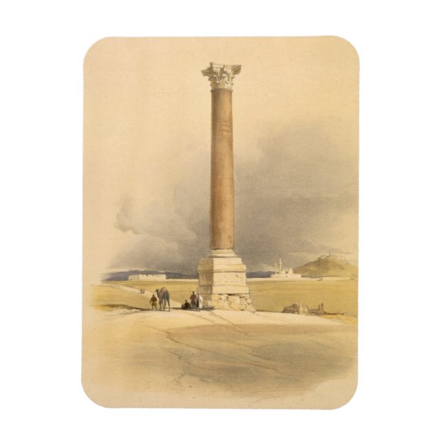 Pompeys Säule, Alexandria, aus "Ägypten und Nubien Magnet (Vertikal)