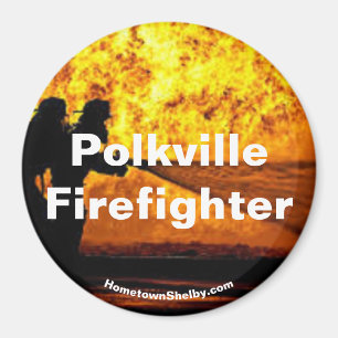 Pompier de Polkville aimant flammes