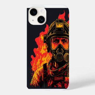 Pompier femme IPhone 14 Coque