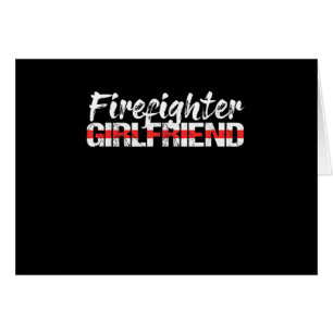 Pompier Girlfriend Mince Red Line Firewoman