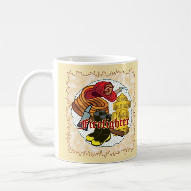 Pompier Outils tasse (Gauche)