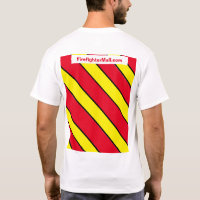 Pompier T-shirt rouge/jaune