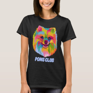 Poms Club Spitz Spaß Pom Pom Animal Pub T-Shirt