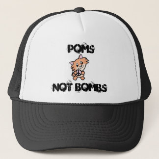 POMS PAS BOMBARDE le casquette de camionneur