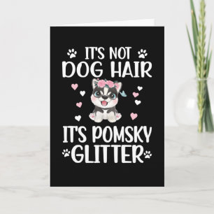 Pomsky Dog Lover Pomsky Owner Pomsky Mama Vater Karte