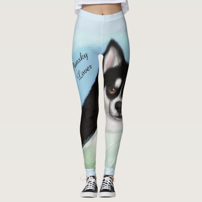 Pomsky HundeLeggings Leggings (Vorderseite)